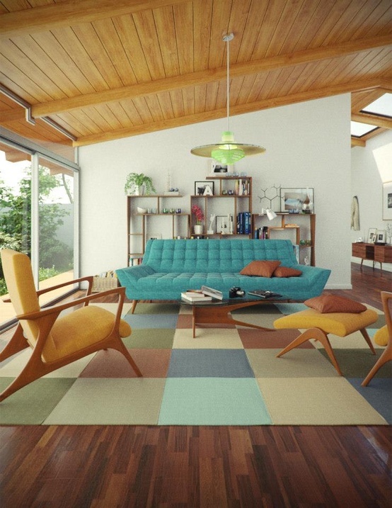 The fab pad of fab.com  Decor, House colors, Colorful mid century modern