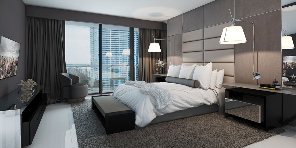 modern custom bedroom